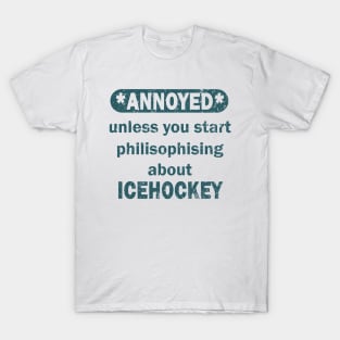 Ice Hockey Stick Puck Friends Bodycheck T-Shirt